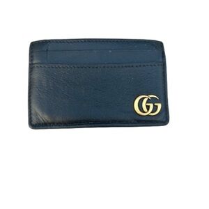 Gucci Black Leather Card Holder